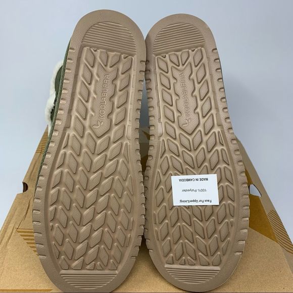 KOOLABURRA Cozy Olive Green Women's Boots - Picture 9 of 11